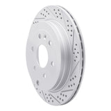 Dynamic Friction 2007-2017 Buick Enclave Rear Right Drilled & Slotted Geoperformance Rotor by Dynamic Friction Company 830-48055R
