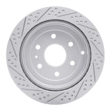 Dynamic Friction 2007-2017 Buick Enclave Rear Right Drilled & Slotted Geoperformance Rotor by Dynamic Friction Company 830-48055R