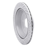 Dynamic Friction 2007-2017 Buick Enclave Rear Right Drilled & Slotted Geoperformance Rotor by Dynamic Friction Company 830-48055R