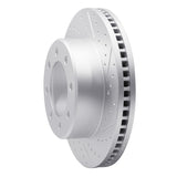 Dynamic Friction 2009-2020 Chevrolet Express 4500 Rear Right Drilled & Slotted Geoperformance Rotor by Dynamic Friction Company 830-48056R