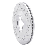 Dynamic Friction 2009-2012 Chevrolet Colorado Front Right Drilled & Slotted Geoperformance Rotor by Dynamic Friction Company 830-48057R