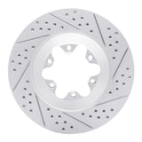 Dynamic Friction 2009-2012 Chevrolet Colorado Front Right Drilled & Slotted Geoperformance Rotor by Dynamic Friction Company 830-48057R