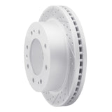 Dynamic Friction 2011-2025 Chevrolet Suburban 3500 HD Front Right Drilled & Slotted Geoperformance Rotor by Dynamic Friction Company 830-48059R