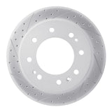 Dynamic Friction 2011-2025 Chevrolet Suburban 3500 HD Front Right Drilled & Slotted Geoperformance Rotor by Dynamic Friction Company 830-48059R