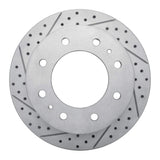 Dynamic Friction 2011-2025 Chevrolet Silverado 2500 HD Rear Left Drilled & Slotted Geoperformance Rotor by Dynamic Friction Company 830-48061L