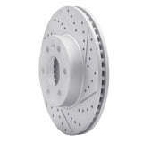 Dynamic Friction 2015-2020 Chevrolet Colorado Front Right Drilled & Slotted Geoperformance Rotor by Dynamic Friction Company 830-48062R