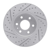 Dynamic Friction 2015-2020 Chevrolet Colorado Front Right Drilled & Slotted Geoperformance Rotor by Dynamic Friction Company 830-48062R