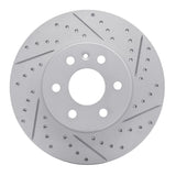 Dynamic Friction 2015-2020 Chevrolet Colorado Front Right Drilled & Slotted Geoperformance Rotor by Dynamic Friction Company 830-48062R