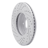 Dynamic Friction 2015-2020 Chevrolet Colorado Front Right Drilled & Slotted Geoperformance Rotor by Dynamic Friction Company 830-48062R