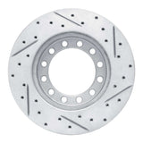 R1 Concepts 1988-1997 Chevrolet W4500 Tiltmaster Front Left Drilled & Slotted Geoperformance Rotor by R1 Concepts 830-48072L