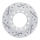 R1 Concepts 1988-1997 Chevrolet W4500 Tiltmaster Front Left Drilled & Slotted Geoperformance Rotor by R1 Concepts 830-48072L