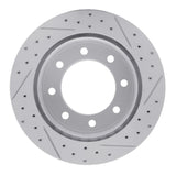 R1 Concepts 1995-2003 Chevrolet T6500 Rear Left Drilled & Slotted Geoperformance Rotor by R1 Concepts 830-48080L