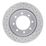 R1 Concepts 1995-2003 Chevrolet T6500 Rear Right Drilled & Slotted Geoperformance Rotor by R1 Concepts 830-48080R
