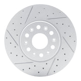 Dynamic Friction 2017-2026 Buick Enclave Front Left Drilled & Slotted Geoperformance Rotor by Dynamic Friction Company 830-48090L