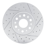Dynamic Friction 2017-2026 Buick Enclave Front Right Drilled & Slotted Geoperformance Rotor by Dynamic Friction Company 830-48090R