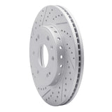Dynamic Friction 2009-2020 Chevrolet Tahoe Front Left Drilled & Slotted Geoperformance Rotor by Dynamic Friction Company 830-48091L