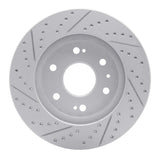 Dynamic Friction 2009-2020 Chevrolet Tahoe Front Right Drilled & Slotted Geoperformance Rotor by Dynamic Friction Company 830-48091R