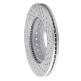 Dynamic Friction 2009-2020 Chevrolet Tahoe Front Right Drilled & Slotted Geoperformance Rotor by Dynamic Friction Company 830-48091R