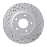 Dynamic Friction 2005-2006 Pontiac GTO Front Left Drilled & Slotted Geoperformance Rotor by Dynamic Friction Company 830-52016L