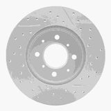 Dynamic Friction 2003-2010 Chevrolet Cobalt Front Left Drilled & Slotted Geoperformance Rotor by Dynamic Friction Company 830-53002L
