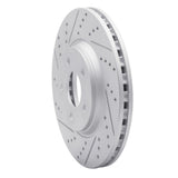 Dynamic Friction 2004-2012 Chevrolet Malibu Front Left Drilled & Slotted Geoperformance Rotor by Dynamic Friction Company 830-53003L