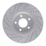 Dynamic Friction 2004-2012 Chevrolet Cobalt Front Right Drilled & Slotted Geoperformance Rotor by Dynamic Friction Company 830-53003R