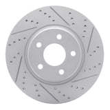 Dynamic Friction 2004-2012 Chevrolet Cobalt Front Right Drilled & Slotted Geoperformance Rotor by Dynamic Friction Company 830-53003R