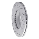 Dynamic Friction 2004-2012 Chevrolet Cobalt Front Right Drilled & Slotted Geoperformance Rotor by Dynamic Friction Company 830-53003R