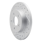 Dynamic Friction 2004-2012 Chevrolet Cobalt Rear Left Drilled & Slotted Geoperformance Rotor by Dynamic Friction Company 830-53004L