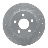 Dynamic Friction 2004-2012 Chevrolet Cobalt Rear Left Drilled & Slotted Geoperformance Rotor by Dynamic Friction Company 830-53004L