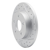 Dynamic Friction 2004-2012 Chevrolet Cobalt Rear Right Drilled & Slotted Geoperformance Rotor by Dynamic Friction Company 830-53004R
