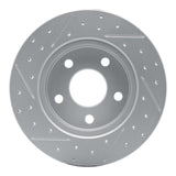 Dynamic Friction 2004-2012 Chevrolet Cobalt Rear Right Drilled & Slotted Geoperformance Rotor by Dynamic Friction Company 830-53004R