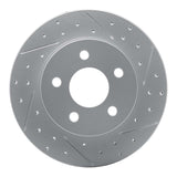 Dynamic Friction 2004-2012 Chevrolet Cobalt Rear Right Drilled & Slotted Geoperformance Rotor by Dynamic Friction Company 830-53004R