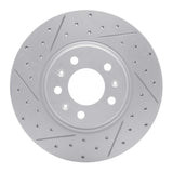 Dynamic Friction 2006-2010 Pontiac Solstice Front Left Drilled & Slotted Geoperformance Rotor by Dynamic Friction Company 830-53005L