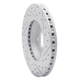 Dynamic Friction 2006-2010 Pontiac Solstice Front Left Drilled & Slotted Geoperformance Rotor by Dynamic Friction Company 830-53005L