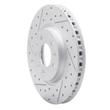 Dynamic Friction 2006-2010 Pontiac Solstice Front Right Drilled & Slotted Geoperformance Rotor by Dynamic Friction Company 830-53005R