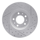 Dynamic Friction 2006-2010 Pontiac Solstice Front Right Drilled & Slotted Geoperformance Rotor by Dynamic Friction Company 830-53005R