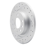 Dynamic Friction 2006-2010 Pontiac Solstice Rear Left Drilled & Slotted Geoperformance Rotor by Dynamic Friction Company 830-53006L