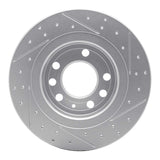 Dynamic Friction 2006-2010 Pontiac Solstice Rear Left Drilled & Slotted Geoperformance Rotor by Dynamic Friction Company 830-53006L