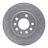 Dynamic Friction 2006-2010 Pontiac Solstice Rear Left Drilled & Slotted Geoperformance Rotor by Dynamic Friction Company 830-53006L