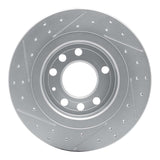 Dynamic Friction 2006-2010 Pontiac Solstice Rear Right Drilled & Slotted Geoperformance Rotor by Dynamic Friction Company 830-53006R