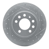 Dynamic Friction 2006-2010 Pontiac Solstice Rear Right Drilled & Slotted Geoperformance Rotor by Dynamic Friction Company 830-53006R