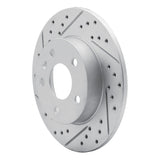Dynamic Friction 2002-2008 Chevrolet Zafira (Mexico) Rear Left Drilled & Slotted Geoperformance Rotor by Dynamic Friction Company 830-53007L