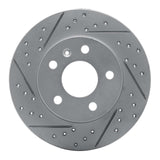 Dynamic Friction 2002-2008 Chevrolet Zafira (Mexico) Rear Left Drilled & Slotted Geoperformance Rotor by Dynamic Friction Company 830-53007L
