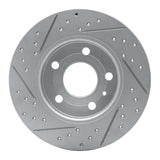 Dynamic Friction 2002-2008 Chevrolet Astra (Mexico) Rear Right Drilled & Slotted Geoperformance Rotor by Dynamic Friction Company 830-53007R
