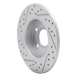 Dynamic Friction 2002-2008 Chevrolet Astra (Mexico) Rear Right Drilled & Slotted Geoperformance Rotor by Dynamic Friction Company 830-53007R