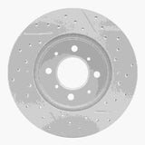 R1 Concepts 1990-2001 Ford Escort Front Left Drilled & Slotted Geoperformance Rotor by R1 Concepts 830-54001L