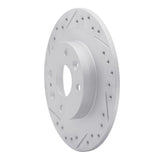 R1 Concepts 1990-2003 Ford Escort Rear Left Drilled & Slotted Geoperformance Rotor by R1 Concepts 830-54003L