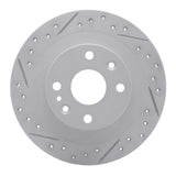 R1 Concepts 1990-2003 Ford Escort Rear Left Drilled & Slotted Geoperformance Rotor by R1 Concepts 830-54003L