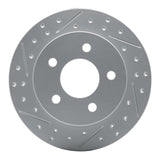 R1 Concepts 1994-2004 Ford Mustang Rear Left Drilled & Slotted Geoperformance Rotor by R1 Concepts 830-54034L